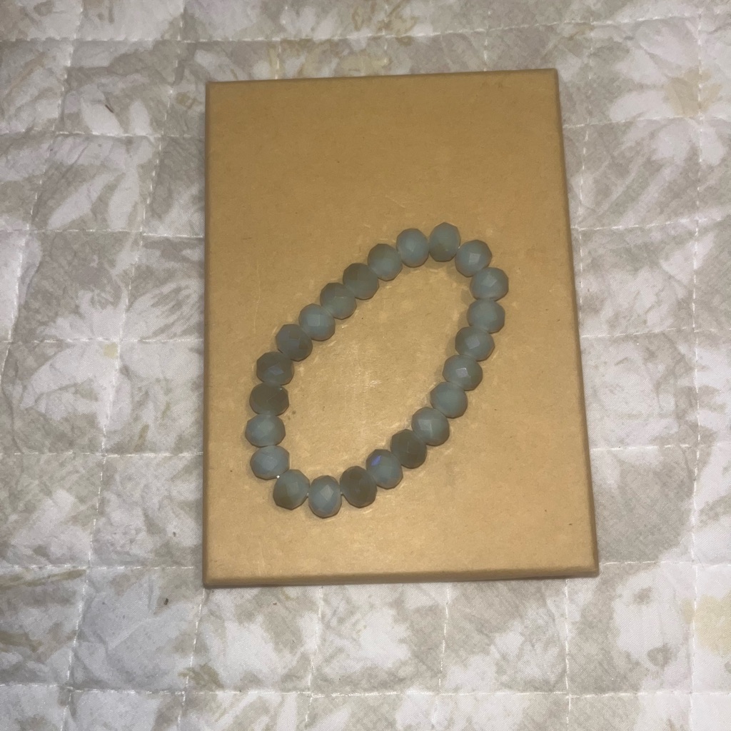 Elegant Blue Beaded Bracelet